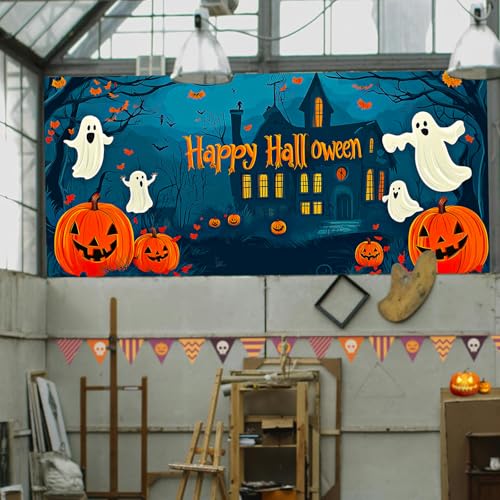 Vinilo Decorativo Halloween Calabaza Fantasma para Ventana miniatura 7