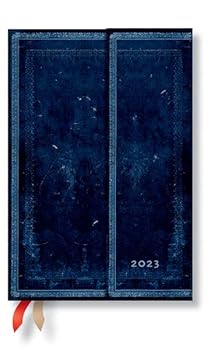 Diary Paperblanks Inkblot 2023 12-Month Hardcover Planner, Mini – Horizontal Week-at-a-Time Book