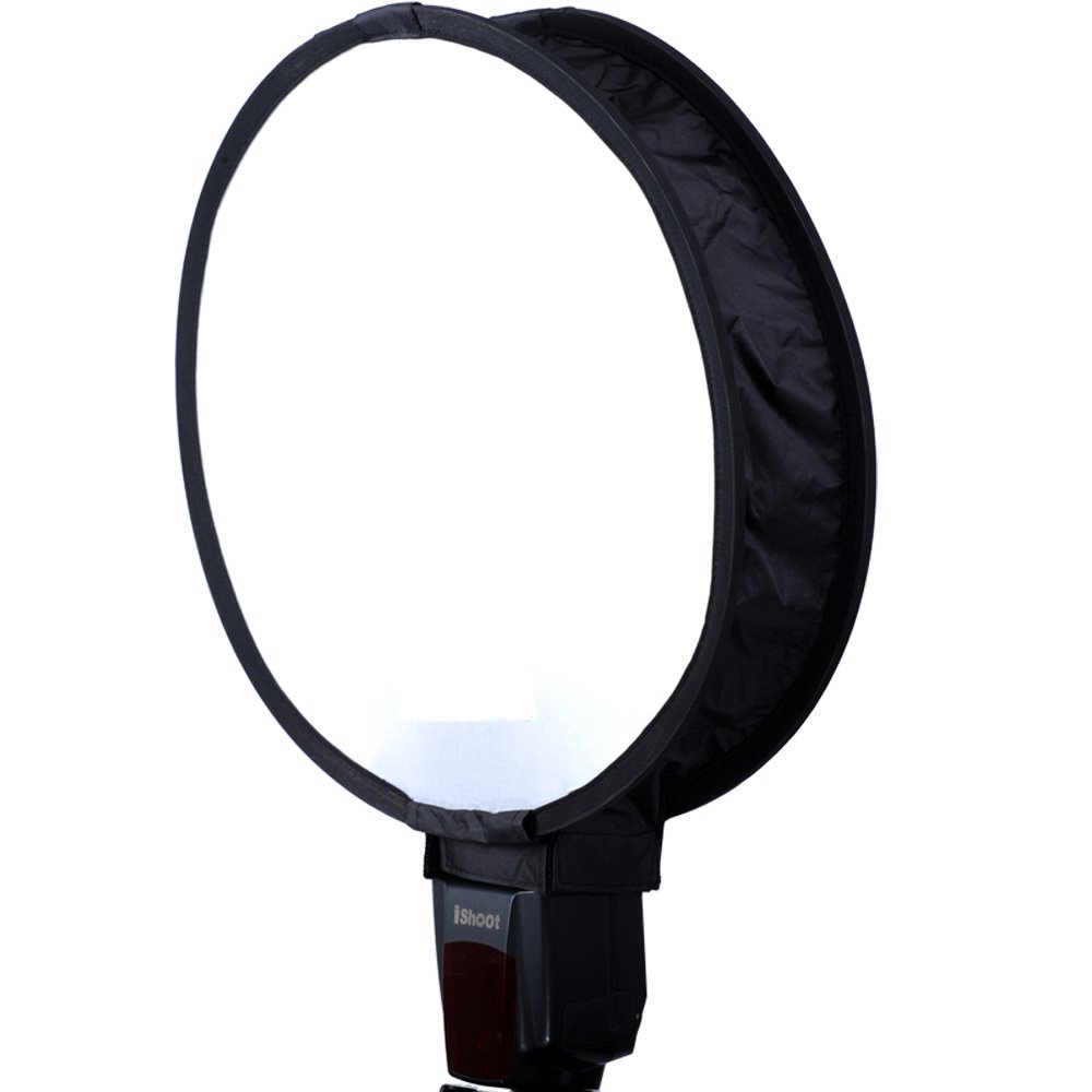 MASUNN Pieghevole Diffusori Flash Lampeggiatore Riflettore Bender Fascio di Luce Panno Softbox