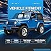 Rockplanet Front Suspension Control Arm Kit Compatible with 2014-2018 Jeep Cherokee FWD Lower Control Arm with Ball Joint, Outer and Inner Tie Rod Ends, Sway Bar Links