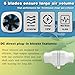 Yesinaly 4 Inch Marine Boat Blower Fan - 12V 270 CFM Inline Duct Fan, 4