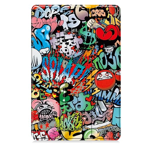 Image of ProElite Cover for Samsung Galaxy Tab A11 Plus 11 inch 2025, Smart Flip Case Cover for Samsung Galaxy Tab A11+ 11 inch 2025 with Pen Holder, Hippy [Transparent Back]