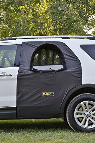 Roadie- The OVERNIGHTER™ SUV Window Tent with Bug Screen and Retractable Awning. Great for Camping in an SUV. (Patented) 7 51bo82PJBRL. AC