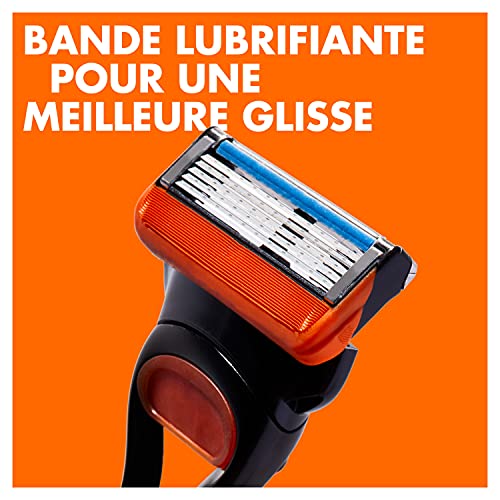 Gillette Fusion5 Razor + Shaving Gel Gift Set, Pack of 2 - Image 4