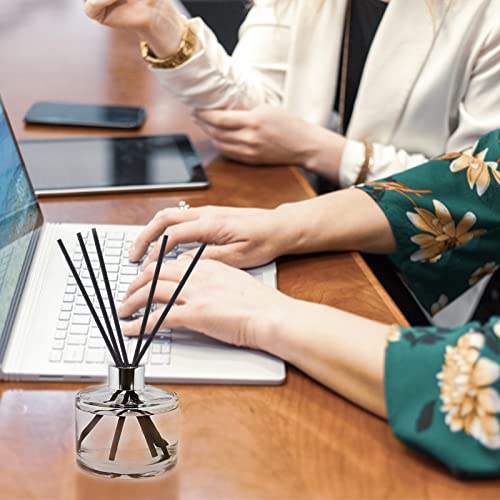 Hossian 50Pcs Reed Diffuser Sticks - Wood Rattan-Reed Sticks -Essential Oil Aroma Diffuser Sticks- Spa-Aromatherapy(7.5"/19Cm) #TOP2