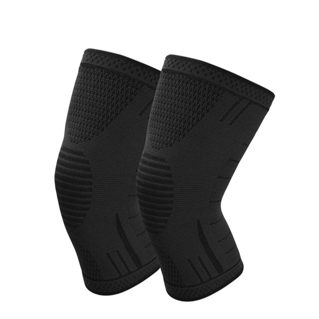 Rodilleras Deportivas Antideslizantes de Silicona (1 par) para Correr, Ciclismo, Baloncesto y Lesiones por Artritis.