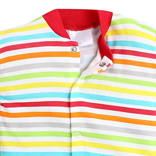 Image of DADDY - G 100% Cotton Baby Rompers Pack of 3 | Newborn Baby Sleepsuit | Full Sleeve Jumpsuit | Baby Night Suit | Infant Bodysuit for Boys & Girls | Soft Breathable Clothing