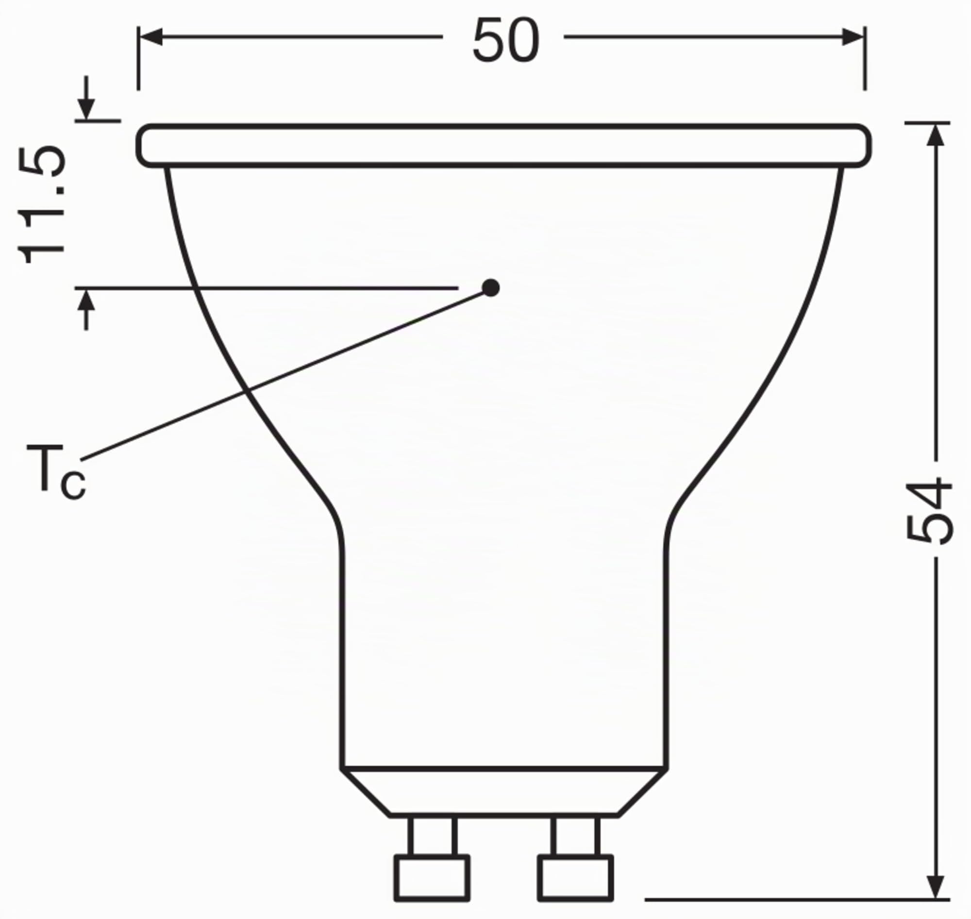 OSRAM Riflettore LED Spot Star PAR16 80°/120 5,6W trasparente GU10 | LED Star PAR16 80 120°, LED Lamps, Chiaro, 15000 h, confezione da 1
