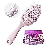 cepillo niña 2 años PARA NIÑAS Y MUJERES QUE CUIDAN SU CABELLO. Desenreda cualquier tipo de pelo delicado sin problemas. Disfruta del diseño ergonómico para desenredar sin cansarte gracias a su mango largo de 11 cm.