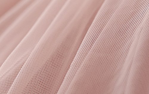 Image of GSVIBK Baby Girls Tutu Dress Sleeveless Toddler Cotton Tulle Skirt Princess Party Prom Dresses