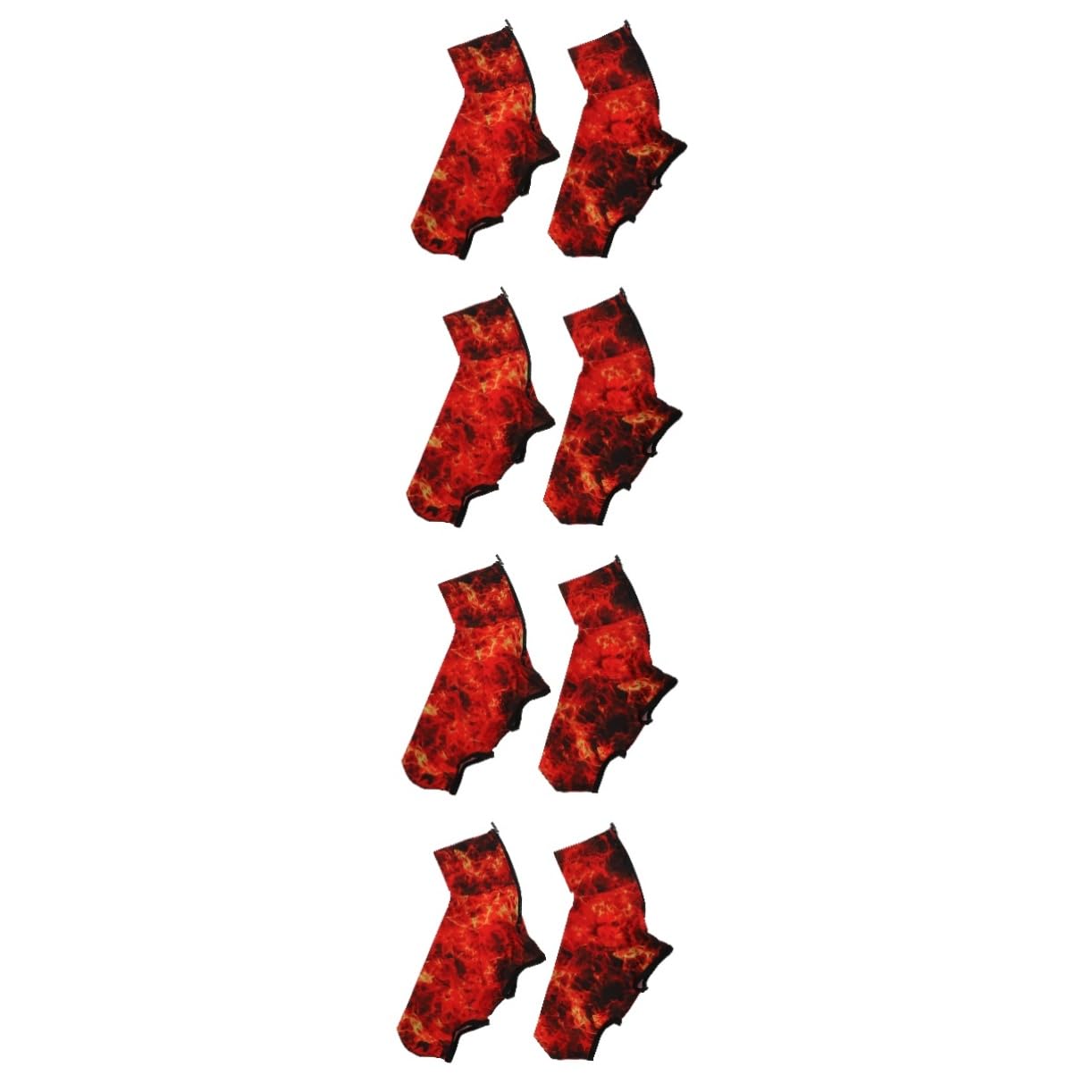 ABOOFAN 8pièces Couvre-Chaussures Thermiques Accessoire De Cyclisme Imperméable Et Résistant Vent pour Hommes Et Femmes Idéale pour Randonnée Et Sports Extérieur