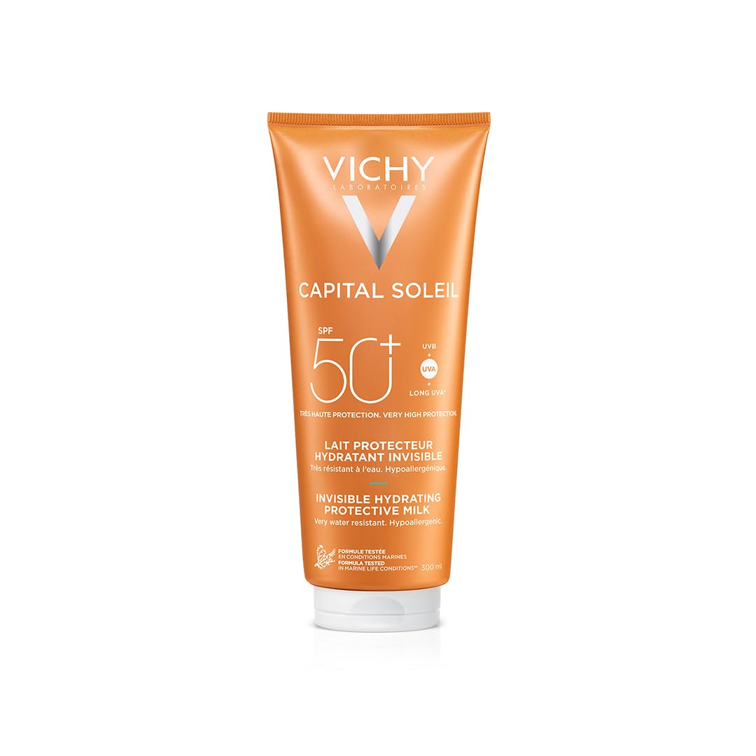 Vichy Capital Soleil Hydrating Fresh Sun Protection Milk SPF50+ for Face & Body 300ml