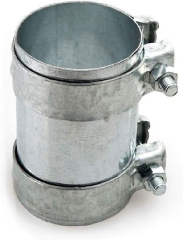 EPLJG70ST 2.75" Exhaust Connector Coupler 304 Stainless Steel Front Adapter Pipe Tube Joiner 70mm Exhaust Pipe Clamp