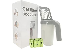 Integrated Cat Litter Shovel for Effortless Cleaning