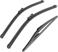 Vista 18 de 3 limpiaparabrisas de 20 pulgadas, 20 pulgadas, 14 pulgadas, repuesto para Dacia/Renault Duster MK1 2014-2017, limpiaparabrisas de equipo original