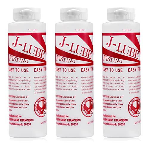 J Lube Fisting - Lubricante en polvo: base de agua, duradero y muy duradero, Una botella rinde más de 60 litro+ de lubricante a base de agua.284 gramos (3)