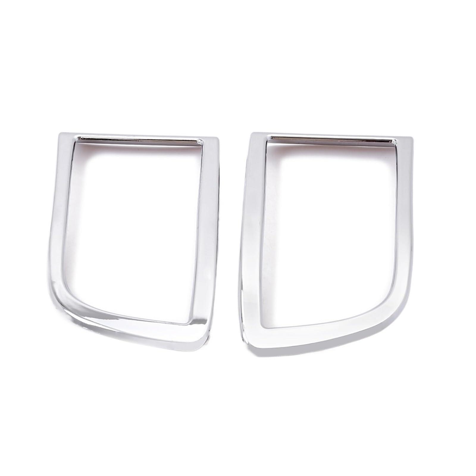 2pcs Car Rear Fog Light Lamp Foglight Cover Trims, Fit For Toyota, Land Cruiser Prado FJ120 2003-2009 Chrome Osłona tylnego światła