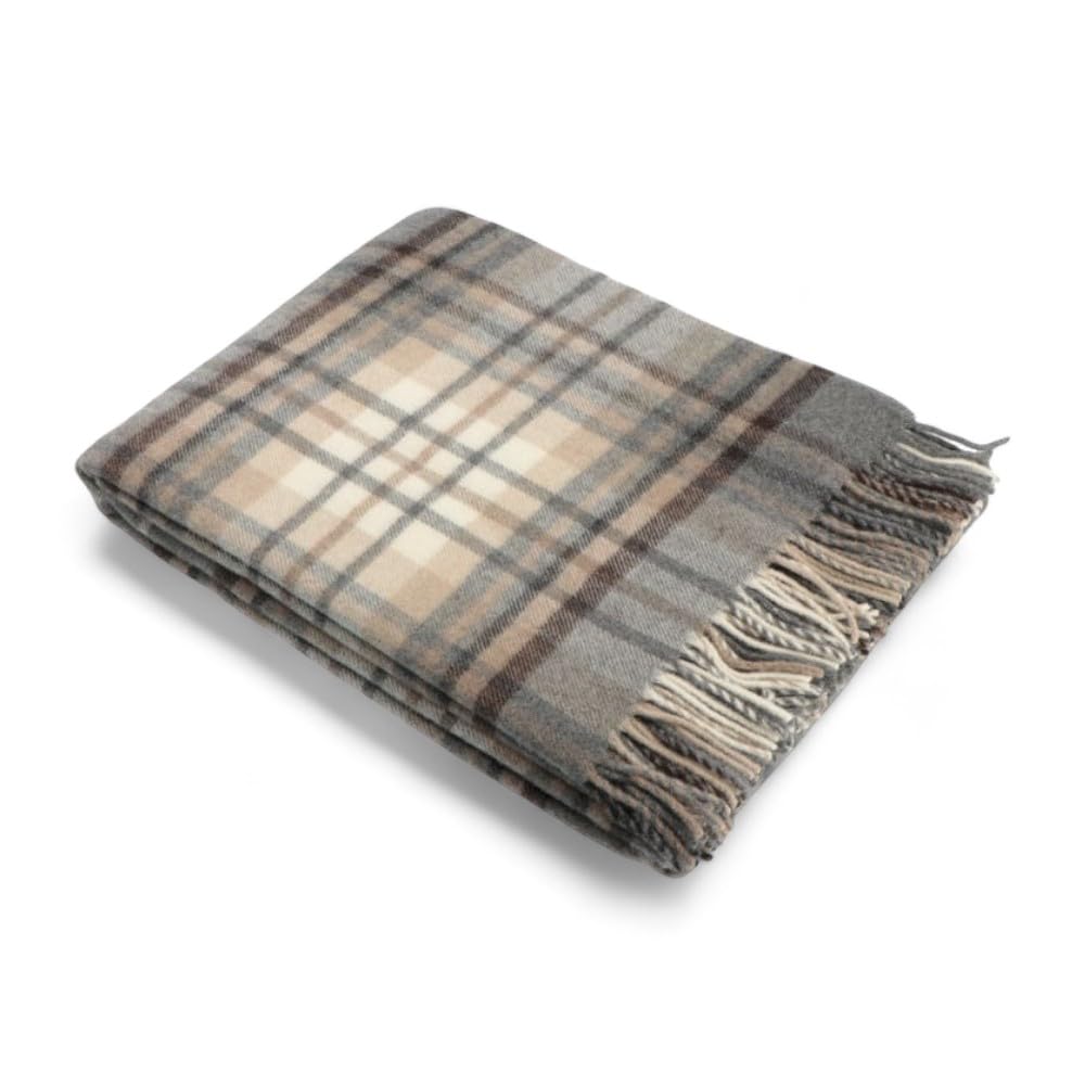 Somma Plaid Art Sky Scozzese 130x180 (GRIGIO)