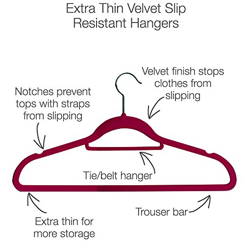 JVL, stampelle in Velluto Sottile Antiscivolo, di