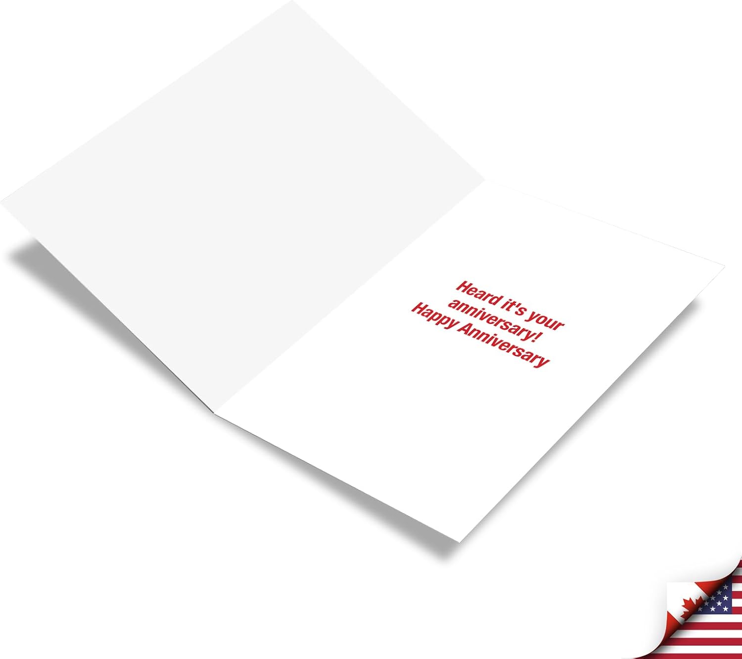 NobleWorks - Funny Anniversary Greeting Card - Romantic Spouse Humor, Married Couples Anniversary Notecard - Weird Conversation C7000ANG