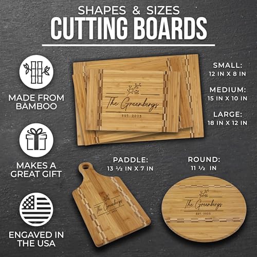 Tabla de cortar rectangular personalizada de bambú miniatura 3