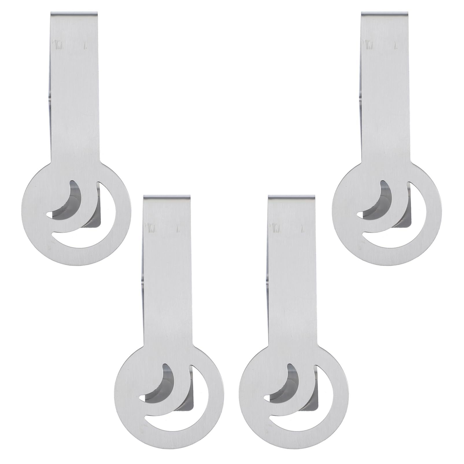 STOBAZA 4pcs Stainless Steel Tablecloth Clamps for Fitted Tablecloths Outdoor Non-Slip Table Cover Fixing Clips