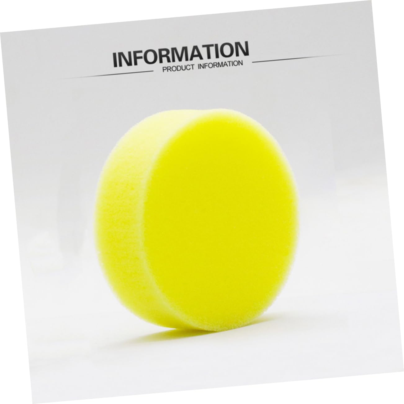 ABOOFAN 4pcs Éponge à Polir Jaune en Mousse pour Nettoyage Voiture et Chaussures, Fonction Cirage et Dépoussiérage, Accessoires Pratiques pour Entretien