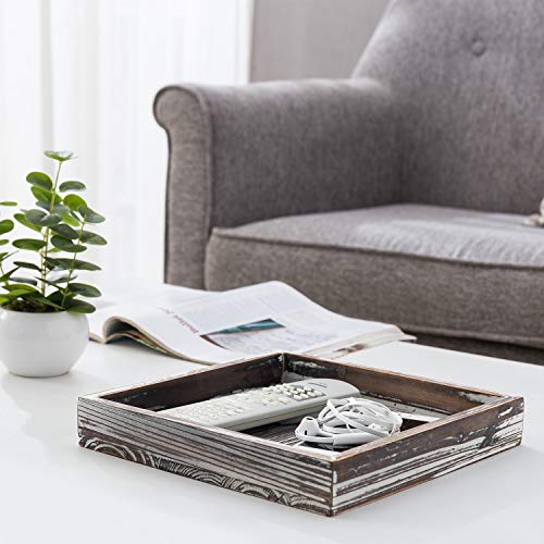 MyGift-Rustic-Solid-Torched-Wood-Decorative-Serving-Tray-10-Inch-Square-Versatile-Breakfast-Ottoman-Coffee-Table-Tray-Spring-Tray-Home-Decor MyGift Rustic Solid Torched Wood Decorative Serving Tray 10 Inch Square Versatile Breakfast Ottoman Coffee Table Tray Spring Tray Home Decor