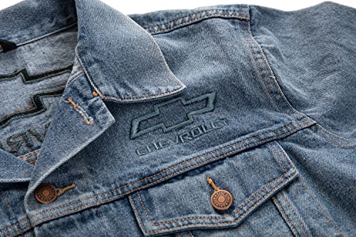 Image of Calhoun Officially Licensed General Motors Denim Jean Jacket