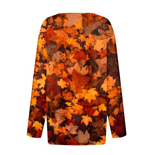 Womens Spring Long Sleeve Tops Button Down Henley V Neck Shirts Dressy Casual Fall Floral Blouses3