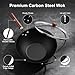 Todlabe Nonstick Wok, 13-Inch Carbon Steel Wok Pan with Glass Cover, Woks & Stir-Fry Pans for Induction, Electric, Gas, Halogen, All Stoves