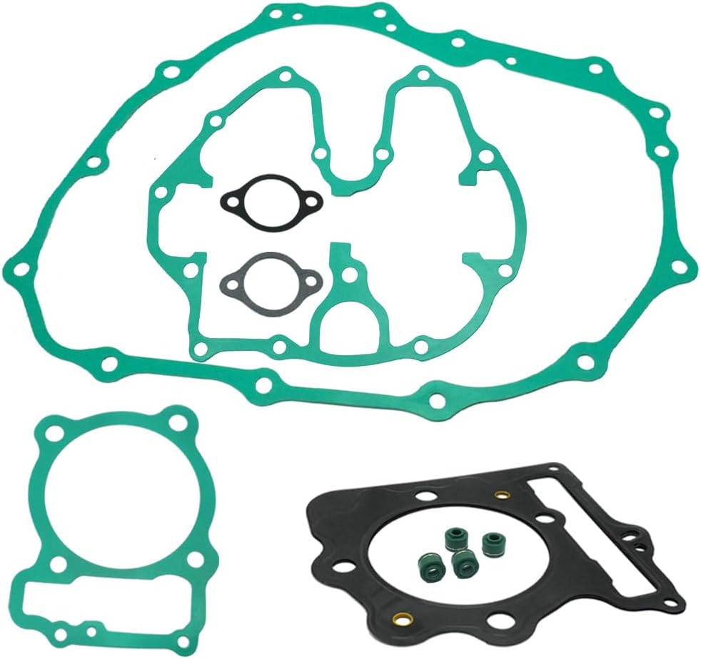 400EX Cam Timing Chain & Guides & Tensioner & Complete Gasket 1996-2014 Compatible with Honda TRX400EX TRX400X XR400 XR400R OEM# 14620-KCY-670 14511-KCY-670