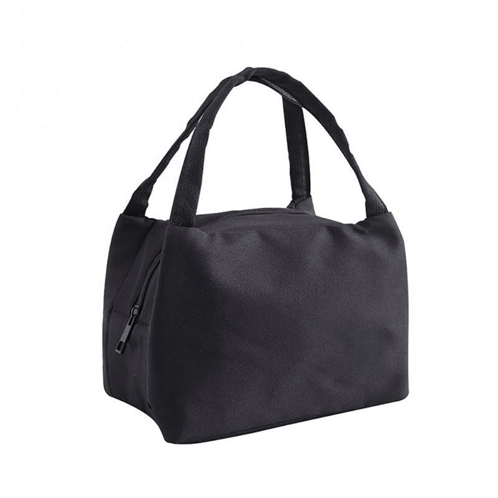 Picknickkorb, Isoliertasche für Lebensmittel, tragbare wasserdichte Lunchtasche mit Reißverschluss, Lunchbox, Aufbewahrungstasche aus Oxford-Stoff und Aluminiumfolie (Farbe: 02, Größe: 21 * 14 * 13)