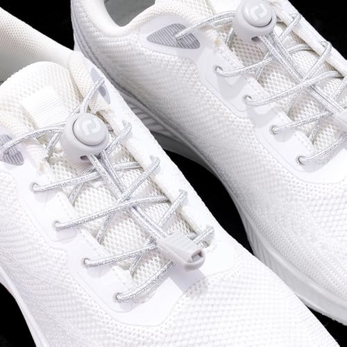 Image of RJ-Sport Tieless Elastic Shoe Laces - Heavy Duty No Tie Shoelaces for Kids and Adult with Strong Lock and Speed Shoestrings