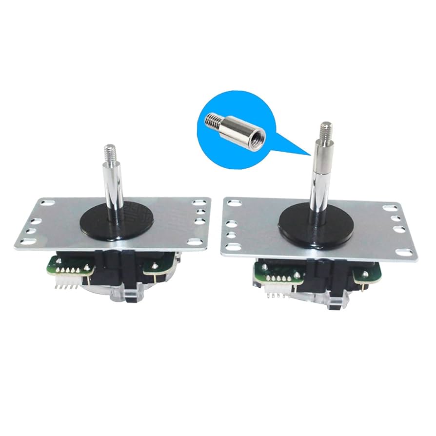 Loopm RST 2点セット Amazon.com: 2 Pieces Chrome Arcade Joystick Shaft Extender