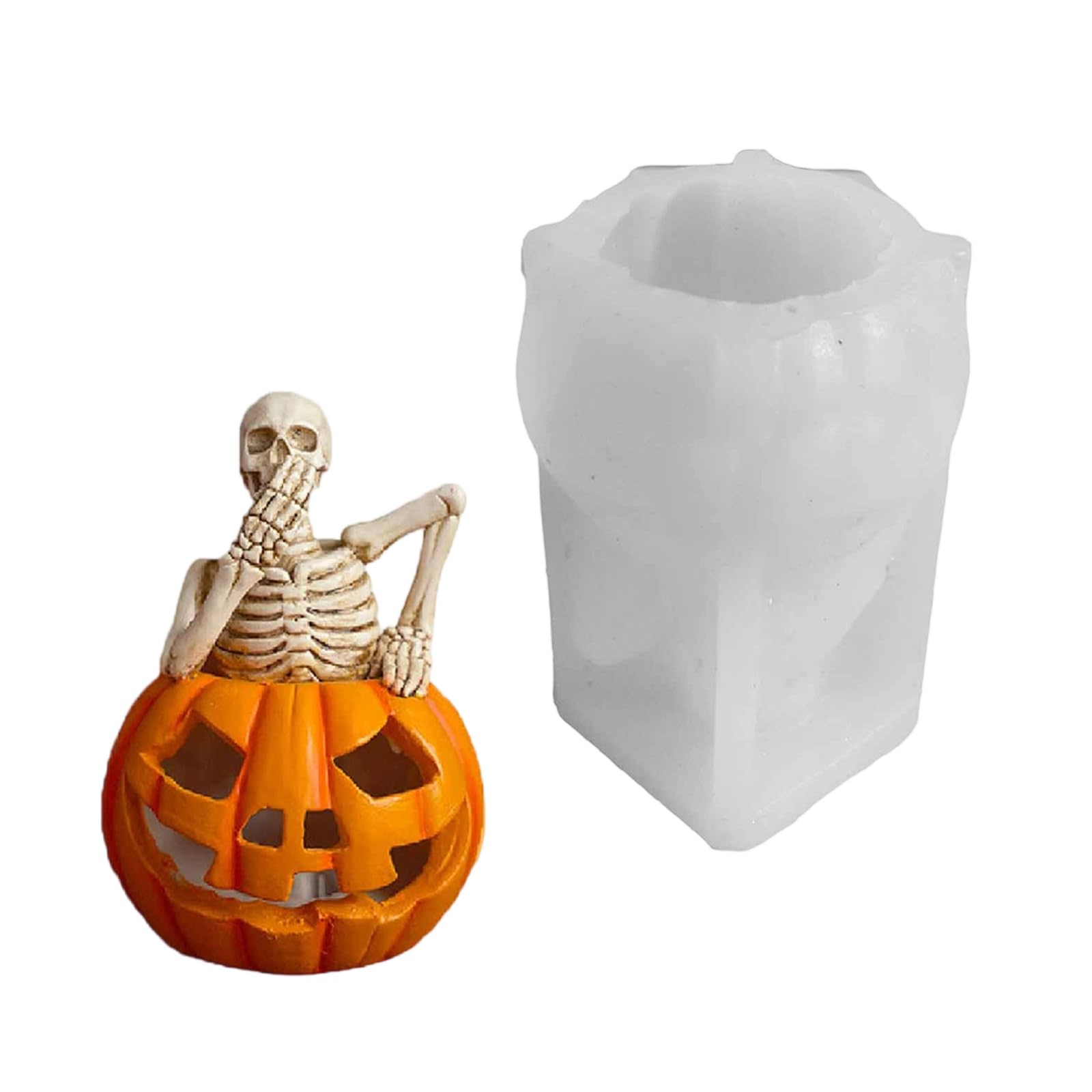 HZBB Pumpkin Molds Scary Epoxy Casting Craft Castings Molds
