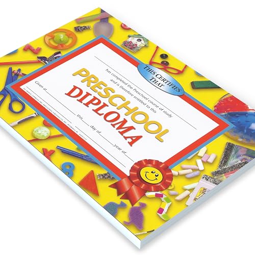 Diplômes Preschool pour valoriser la réussite des élèves en lot