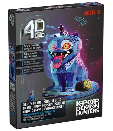 4D Build Kpop Demon Hunters Puzzle 3D Derpy et Sussie 168 Pièces - vue 10
