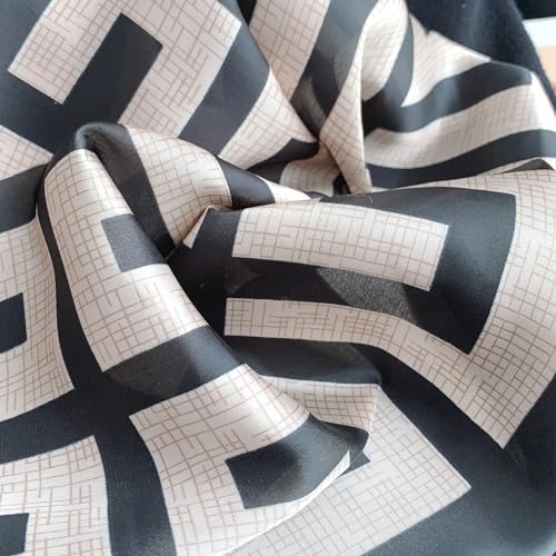 Image of Printed Poly Silken feel Scarf Stole for Women | Stylish, Soft, & Lightweight | Satin Feel Neck Scarf, Hair Scarf, Head Scarf for Women