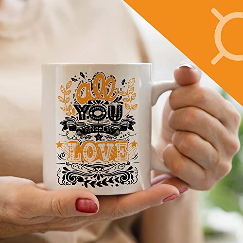 PixColor - 36 tazze in ceramica bianca a