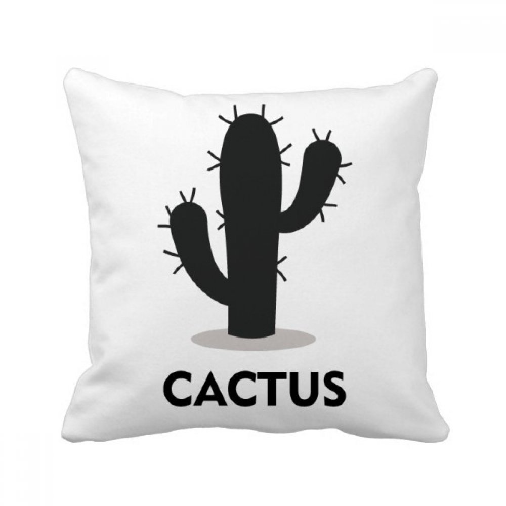 Coussin oreiller cactus vert 40x40cm pour décoration salon