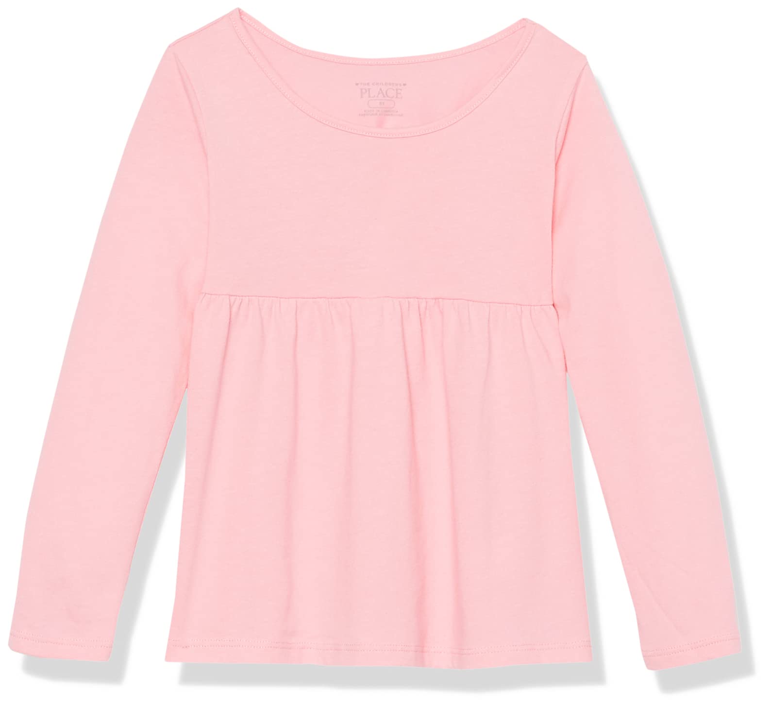 The Children's Place Girls and Toddler Long Sleeve Everyday Casual Knit Shirt