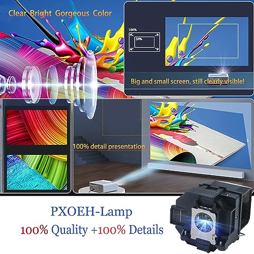 Image of ELPLP95 V13H010L95 for EPSON EB-2055 EB-2155W EB-2165W EB-2245U EB-2250U EB-2265U PowerLite 2255U 2000 2040 2065 2140W 2155W 2165W 2245U 2250U 2265U 5535U 5000 Replacement Projector Lamp Bulb