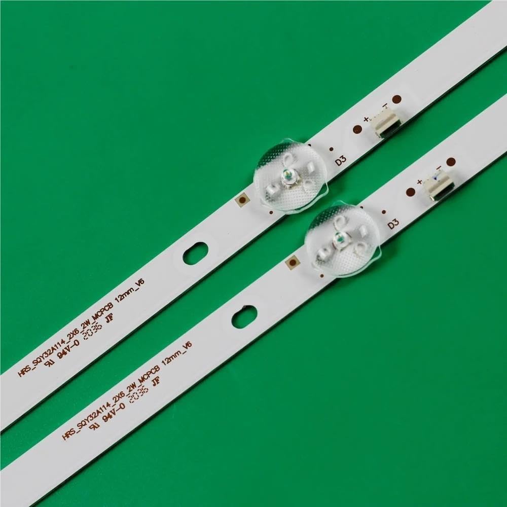 Striscia di retroilluminazione TV LED HRS SQY32A114 2X6 2W MCPCB JL D32061330 031AS M V02 adatta for ECON EX 32HT002B V1T09 EX-32H 32IH170 RLED3221-D