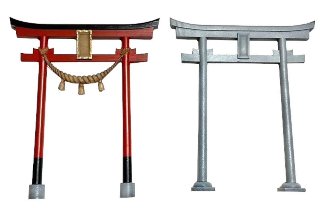 Amazon | チノモデル 1/35 鳥居 8寸 レジンキット CM-034B 成型色