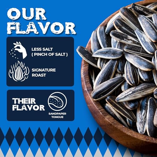 Chinook Seedery Roasted Jumbo Sunflower Seeds - 8 Flavor Sampler Pack - 1.5 ounce (Pack of 8) Flavored Seeds Keto Snacks - Best For Snack Packs - Gluten Free, Non GMO Snack Food Gifts