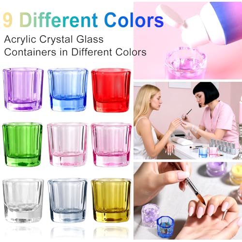 Set de 9 Copas Dappen para Uñas Acrílicas miniatura 2