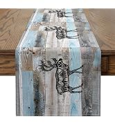 Fishing Theme Table Runner – Bass Fish Design, Rustic Farmhouse Decor, 13x120 Inches, Polyester, Easy Clean - View #9