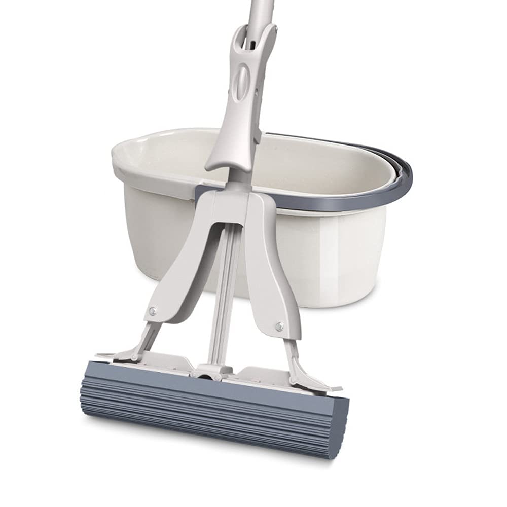 Bodenwischer, 28 cm Breit, Wischmopp, Doppelwringer,A