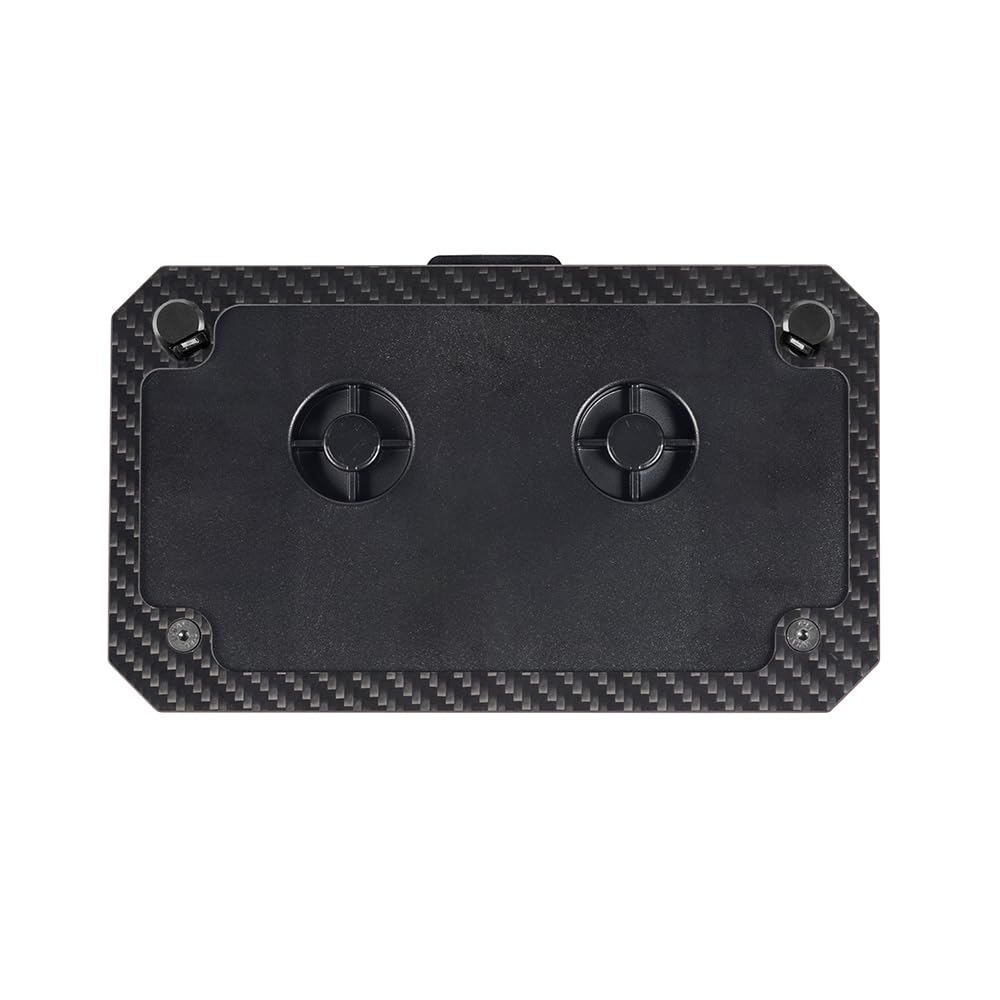 Advanblack 2025 Road Glide Real Carbon Fiber Motorcycle License Plate Frame Fit for 2023.5-up CVO & 2024-up Road Glide Street Glide, CVO Road Glide ST